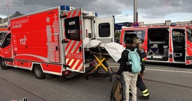إصابة 12 على الأقل فى هجوم بسكين بمحطة قطارات هامبورج فى ألمانيا.. صور حادث طعن فى محطة قطارات هامبورج