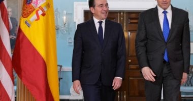 وزير خارجية إسبانيا لنظيره الأمريكى: الوضع فى غزة غير مقبول ويجب كسر الحصار وزير خارجية اسبانيا مع ماركو روبيو