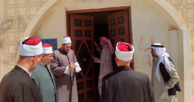 مدير أوقاف شمال سيناء يتفقد مساجد القسيمة ويفتتح مسجد الفاروق بتجمع الهواشلة جانب من الجولة