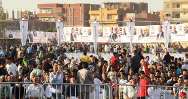 "الجبهة الوطنية" يعرض فيديو تأسيسه خلال مؤتمره الشعبي بالشرقية 