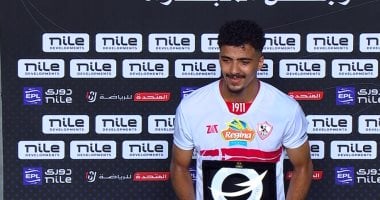 حسام عبد المجيد أفضل لاعب فى مباراة الزمالك وبتروجت حسام عبد المجيد