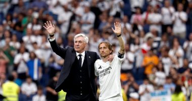 ملخص وأهداف مباراة الريال ضد ريال سوسيداد فى الدورى الإسبانى أنشيلوتي ولوكا مودريتش