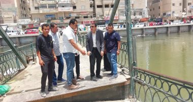 إغلاق الكوبرى العائم بكفر الدوار لتنفيذ أعمال الصيانة