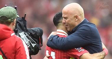 محمد صلاح يسجل فى ختام مشوار ليفربول بالدوري الإنجليزي ضد بالاس.. فيديو وصور محمد صلاح وآرني سلوت
