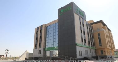 بعد افتتاح الرئيس.. الوادى الجديد تحتفل بافتتاح أول مجمع حكومى مميكن على مستوى الجمهورية. مبنى البريد بمجمع المصالح