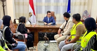 إطلاق مبادرات توعوية جديدة بالتعاون بين الشباب وصندوق مكافحة الإدمان فى دمياط جانب من اللقاء
