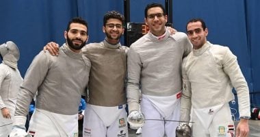 منتخب سلاح السيف يتأهل إلى ربع نهائى كأس العالم بإسبانيا منتخب سلاح السيف
