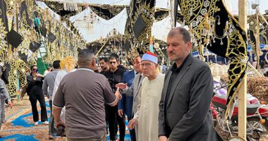 سرادق عزاء على مساحة 2 فدان بالدقهلية لوداع الشيخ السيد سعيد.. فيديو وصور