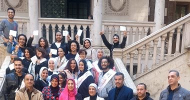 4416 طالبا وطالبة يشاركون فى اليوم الرياضى للياقة البدنية بكليات جامعة حلوان اليوم الرياضى للياقة البدنية