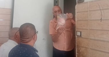 التحفظ على كميات من اللحوم وملح الطعام وأغذية منتهية الصلاحية ببنى سويف