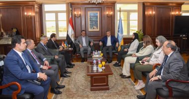 محافظ الإسكندرية يستقبل وزير التموين والمدير التنفيذى لجهاز مستقبل مصر