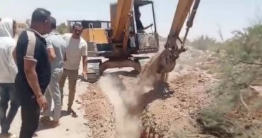 محافظ الوادي الجديد: قرب الانتهاء من مشكلة توقف بئر الشرب بقرية فلسطين