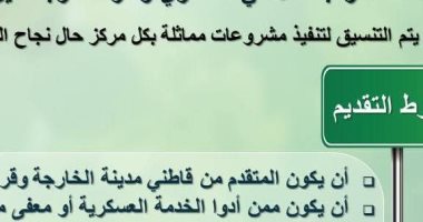 فتح باب التقديم لمشروع التسمين المدعم لشباب الخريجين بالوادى الجديد.. تفاصيل