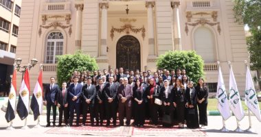 رئيس مجلس الدولة يستقبل وفدا من طلاب كلية القانون من الأكاديمية العربية للعلوم والتكنولوجيا