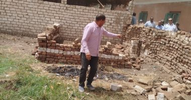 حملة لإزالة التعديات على الأراضى الزراعية فى الزينية بالأقصر.. صور