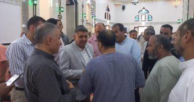 افتتاح مسجد جديد بالمنطقة السكنية 26 واسترداد وحدات متعدى عليها بمدينة السادات جانب من افتتاح المسجد