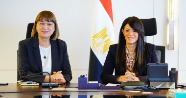 رانيا المشاط تلتقى المنسق للأمم المتحدة لمناقشة جهود تحقيق التنمية الاقتصادية جانب من اللقاء