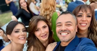 يسرا ونجلاء بدر في حفل زفاف أمينة خليل وأحمد زعتر.. صور - اليوم السابع