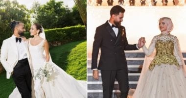 زفاف أمينة خليل وخطوبة عبير الصغير يتصدران تريند جوجل.. استوحى إطلالتك منهما حفل زفاف أمينة خليل وخطوبة عبير الصغير