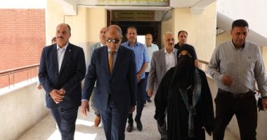 محافظ المنيا يتفقد لجان امتحانات الشهادة الإعدادية والدبلومات الفنية محافظ المنيا