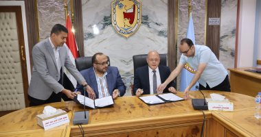 جامعة سوهاج ومياه الشرب يوقعان بروتوكول تعاون لتبادل الخبرات فى مجال العلوم
