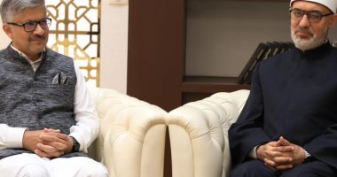 مفتي الجمهورية يستقبل سفير باكستان الجديد لدى القاهرة لبحث سبل التعاون مفتى الجمهورية وسفير باكستان