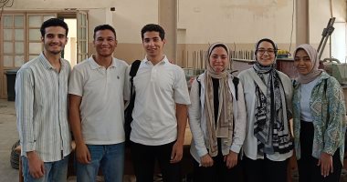 جامعة حلوان تمثّل مصر فى مسابقة دولية بخلطة خرسانية صديقة للبيئة من مخلفات المصانع