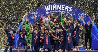 مراسم تتويج باريس سان جيرمان بلقب دورى أبطال أوروبا 2025.. فيديو باريس سان جيرمان