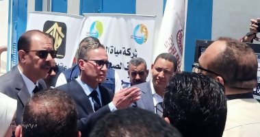 محافظ سوهاج يطلق التشغيل التجريبى لمحطة مياه المحزمين بمركز جهينة التشغيل التجريبى لمحطة مياه المحزمين