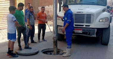 مياه المنوفية: تطهير محطات رفع وشبكات الصرف استعدادا لاستقبال عيد الأضحى