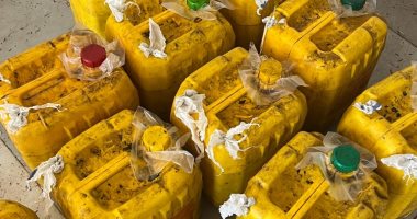 ضبط 1500 لتر زيت داخل مخزن لتصنيع زيوت الطعام مجهولة المصدر بدمياط