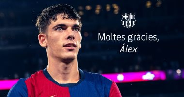 برشلونة يعلن رحيل أليكس فالي رسميًا إلى كومو الإيطالي أليكس فالى