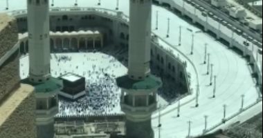 أسطول أتوبيسات مكيفة تنقل الحجاج لمشعر عرفات استعدادا للمشهد العظيم.. فيديو الحجاج بالأراضي المقدسة