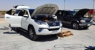 تموين السيارات بالغاز الطبيعي بالوادى الجديد