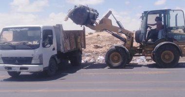 استمرار حملة النظافة بمدينة الشيخ زويد استعدادًا لعيد الأضحى 