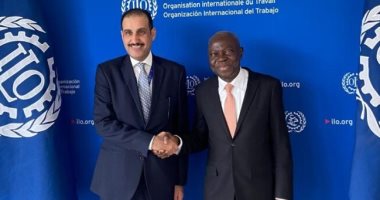 منظمتا العمل الدولية والعربية يستعدان للقمة العالمية للتنمية الاجتماعية فى نوفمبر جيلبرت هونجبو مدير منظمة العمل الدولية وفايز المطيري مدير منظمة العمل العربية