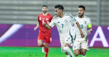 السعودية تضرب البحرين بثنائية فى تصفيات كأس العالم 2026 مباراة البحرين ضد السعودية