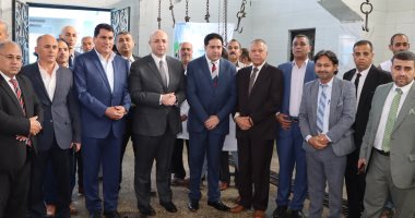 محافظ بني سويف يشهد ذبح الأضاحي بمجزر إهناسيا أول أيام عيد الأضحى