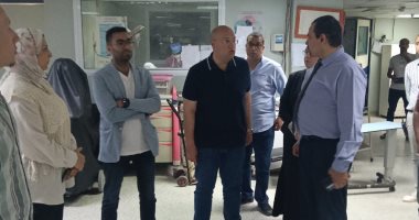 نائب محافظ الجيزة يتابع عمل المستشفيات والمجازر والمخابز خلال عيد الأضحى جانب من الجولة
