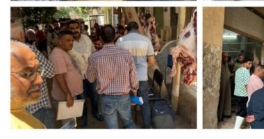محافظة الجيزة تضبط مخالفات ذبح في العمرانية وتوقع غرامات على غير الملتزمين ضبط مخالفات ذبح في العمرانية