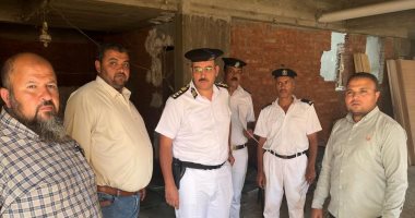 جهازا مدينتى بدر و6 أكتوبر يزيلان عدة مخالفات بناء بالتعاون مع الشرطة