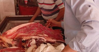 ضبط 1670 كيلو لحوم ودجاج مخالفة للمواصفات فى الدقهلية