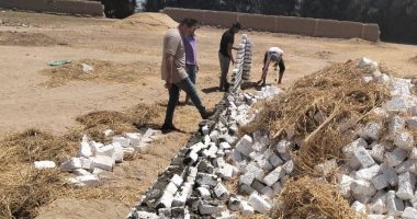 محافظة الشرقية: إزالة سور ومباني بالطوب الأبيض في مركز الحسينية إزالة مخالفات