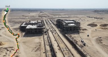 سرعة فائقة وتخفيف زحام.. أحدث الصور الجوية لمشروع الخط الثانى للقطار السريع