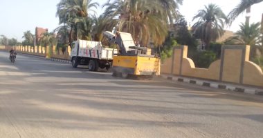 رفع 930 طن مخلفات وتكثيف حملات النظافة فى مراكز وأحياء أسيوط رفع القمامة من الشوارع