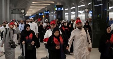 المدينة المنورة تحتضن أولى قوافل الحجاج المتعجلين فى أجواء روحانية.. صور حجاج بيت الله