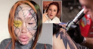 جنون الظهور.. قصة بلوجر كادت تفقد عينها بسبب الوشم (صور) فتاة كادت تفقد عينها بسبب الوشم