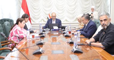وزير العمل يبحث مع وفد من "الاتحاد الأوروبى" التعاون فى المجالات ذات الاهتمام المشترك جانب من الإجتماع