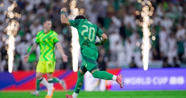 التعادل 1-1 يحسم الشوط الأول بين السعودية ضد أستراليا فى تصفيات كأس العالم منتخب السعودية