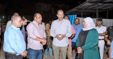 محافظ سوهاج يتابع تنفيذ كوبرى المشاة بمنطقة الثلاث كبارى ويتفقد مشروعات التطوير جانب من جولة محافظ سوهاج